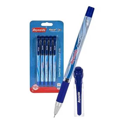 Reynolds Racer Gel Pen (Blue - Set of 5)