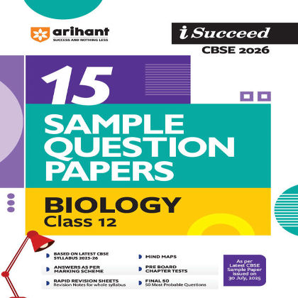 i-Succeed CBSE 2026— Biology Class 12 | 15 Sample Question Papers | 