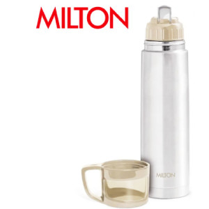 MILTON 750 ml Thermosteel Flask  (Pack of 1, Grey)