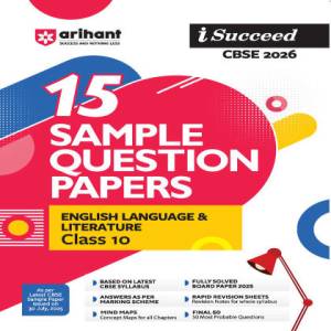 Arihant i-Succeed CBSE 2026— English language and literature Class 10 | 15 Sample Question Papers 